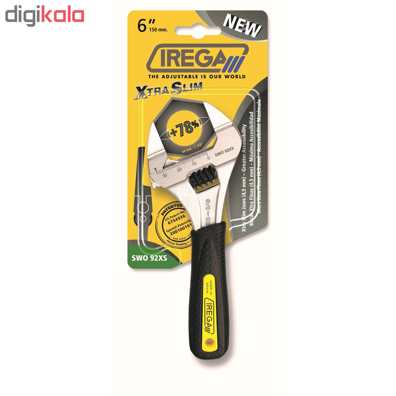 آچار فرانسه ایرگا مدل SWO 92XS سایز 6 اینچ