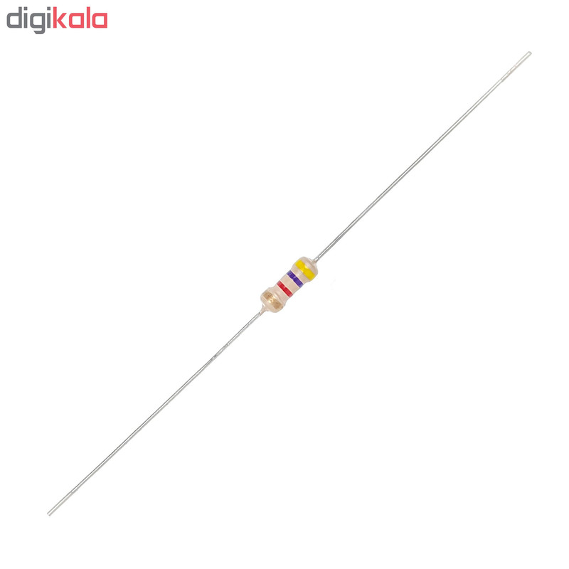 مقاومت 4.7 کیلو اهم کد 4K7 بسته 50 عددی