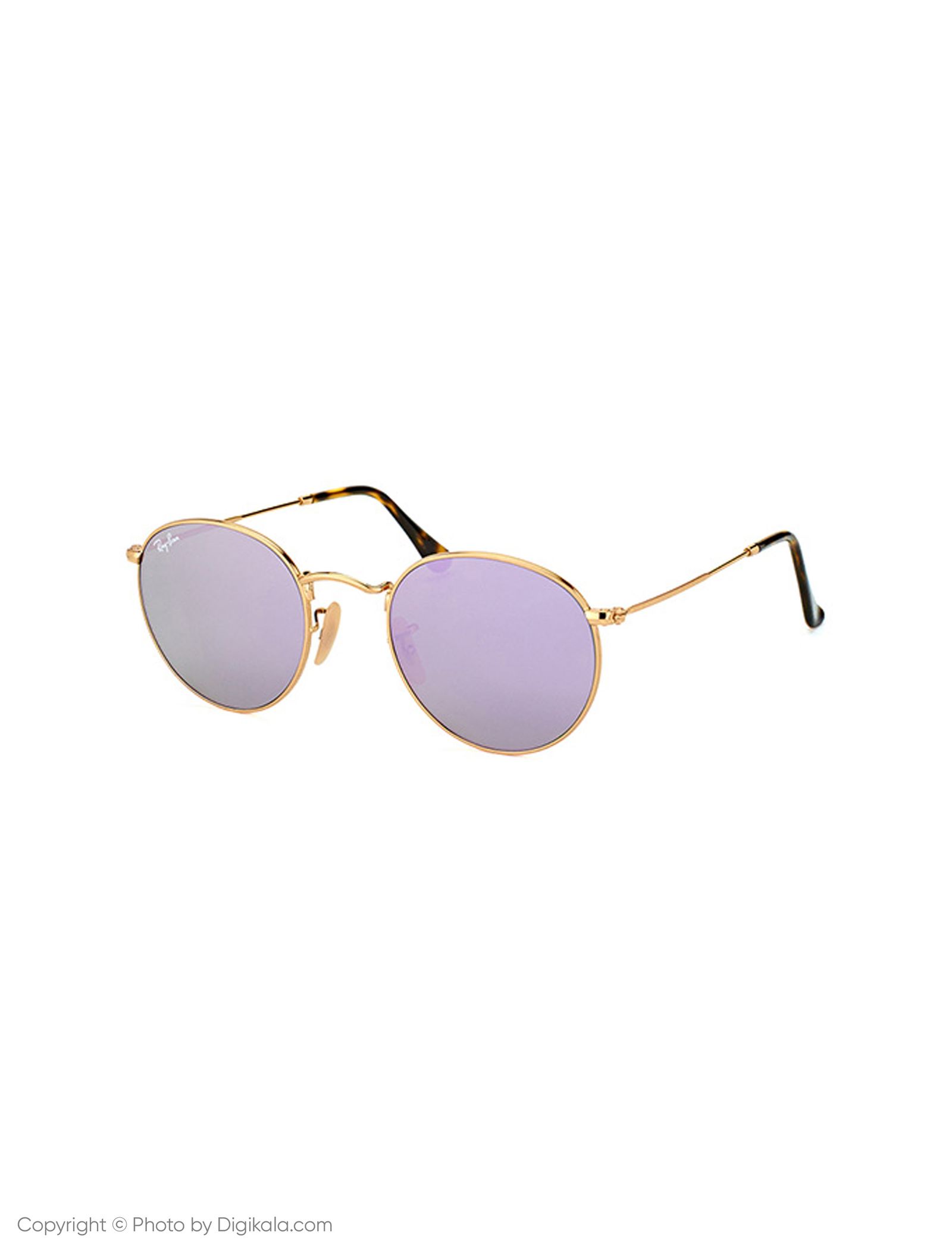 عینک آفتابی ری بن مدل 3447-001/80 - طلایی - 4