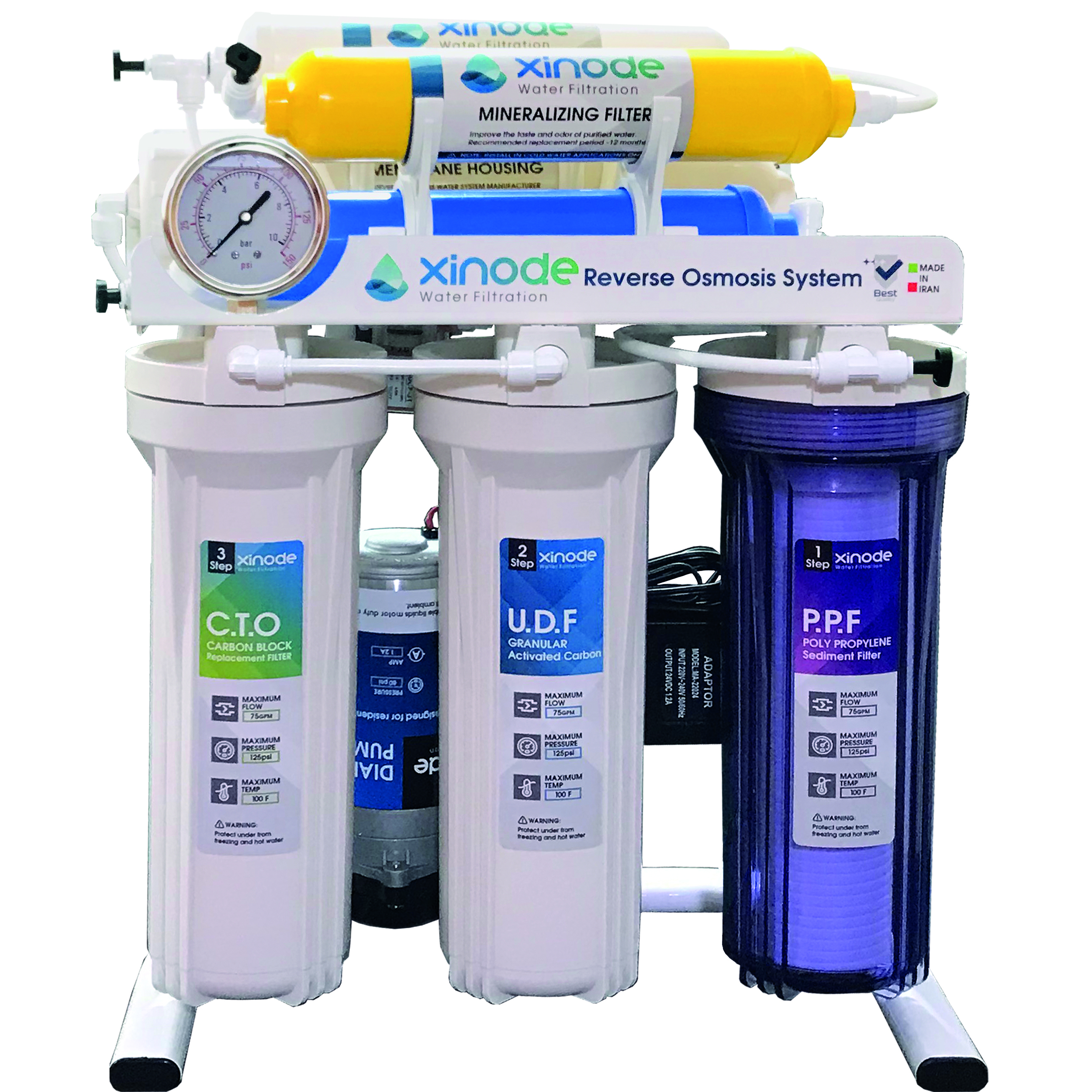 دستگاه تصفیه کننده آب زینود مدل AXF-205HB
