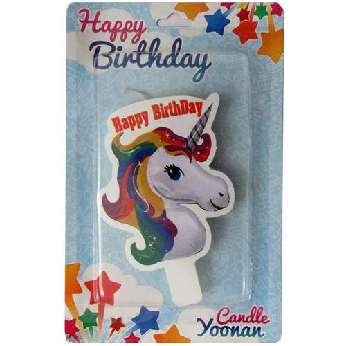 شمع تولد یونان طرح تک شاخ Unicorn