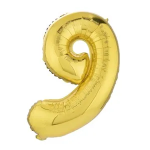 بادکنک فویلی مدل Nine سایز 150