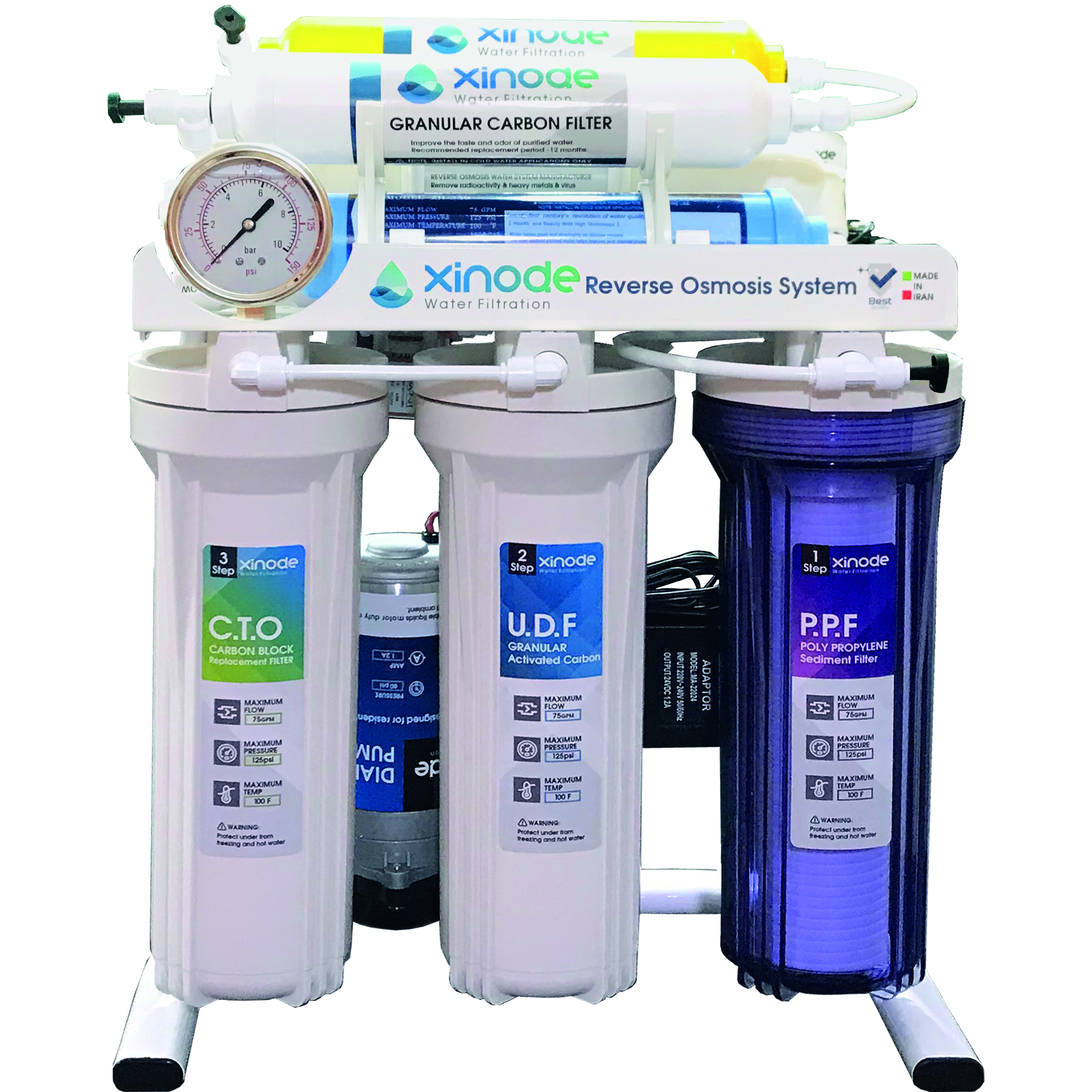 دستگاه تصفیه کننده آب زینود مدل AXF-405HB