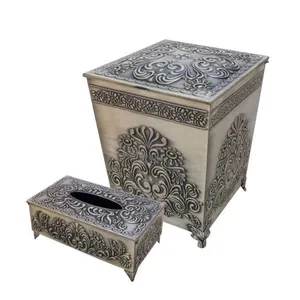 ست سطل و جای دستمال کاغذی مدل H520