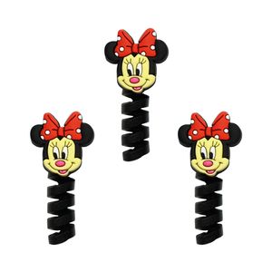 نقد و بررسی محافظ کابل طرح Minnie Mouse کد 1114 بسته 3 عددی توسط خریداران
