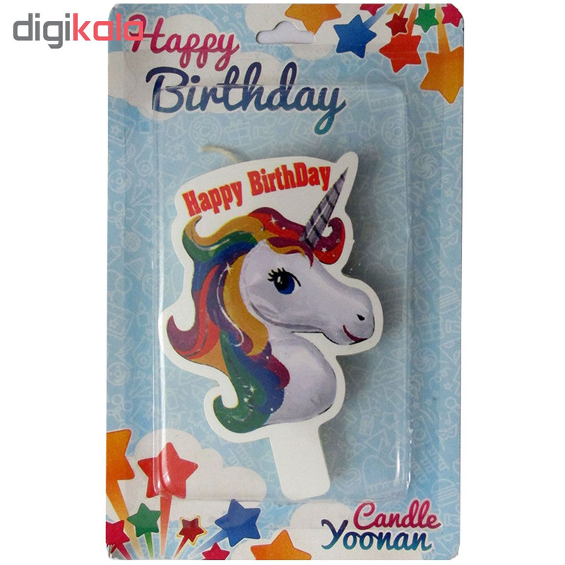 شمع تولد یونان طرح تک شاخ Unicorn