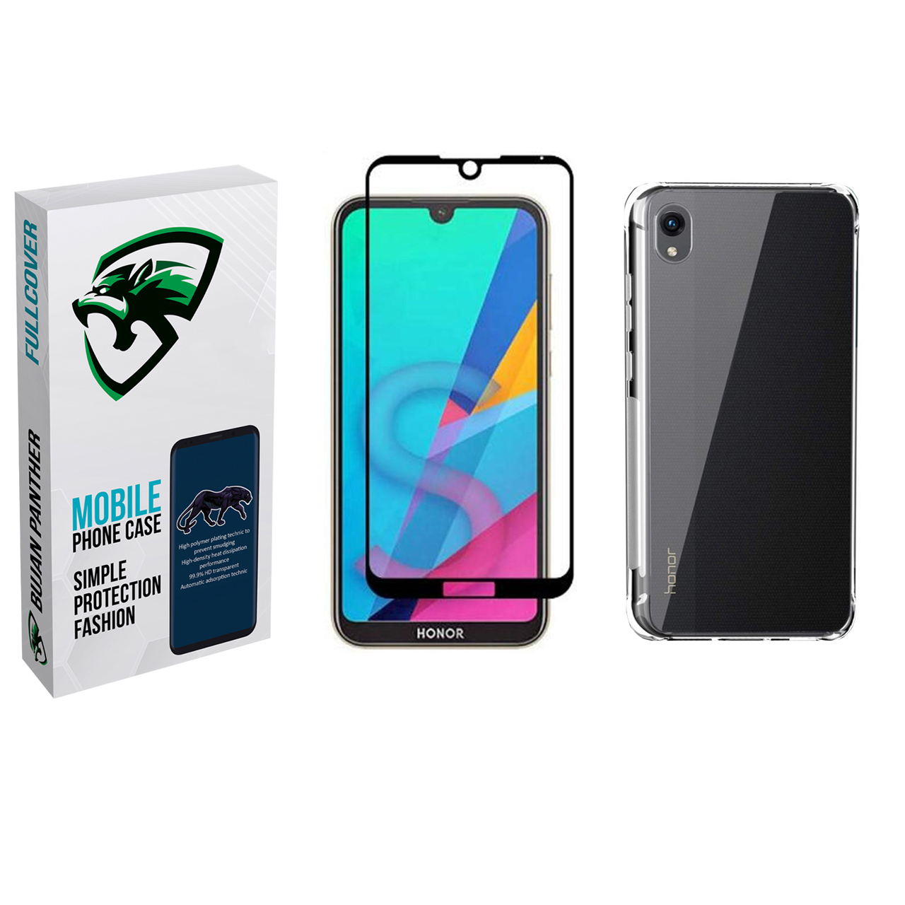 کاور مدل bjnp مناسب برای گوشی موبایل هوآوی y5 2019 به همراه محافظ صفحه نمایش