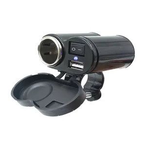 شارژر فندکی موبایل  یو ایی مال مدل YF-122مناسب برای موتور سیکلت
