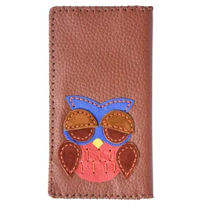 کیف پول چرمی طرح جغد کد 11