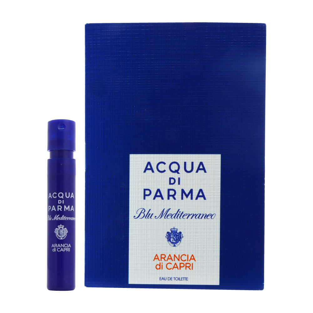 عطر جیبی مردانه آکوا دی پارما سری Blu Mediterraneo مدل Arancia Di Capri حجم 1.2 میلی لیتر