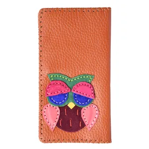 کیف پول چرمی طرح جغد کد 12