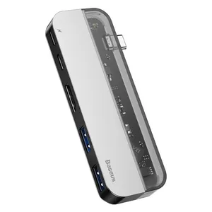 هاب USB-C چهار پورت باسئوس مدل CAHUB-TD0G
