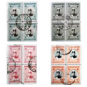 تمبر یادگاری مدل قاجار احمدی کد AHBB-962 مجموعه 16 عددی