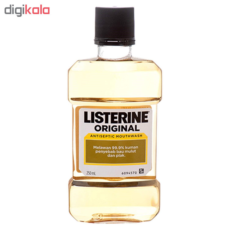 دهان شویه لیسترین مدل Antibacterial حجم 250 میلی لیتر