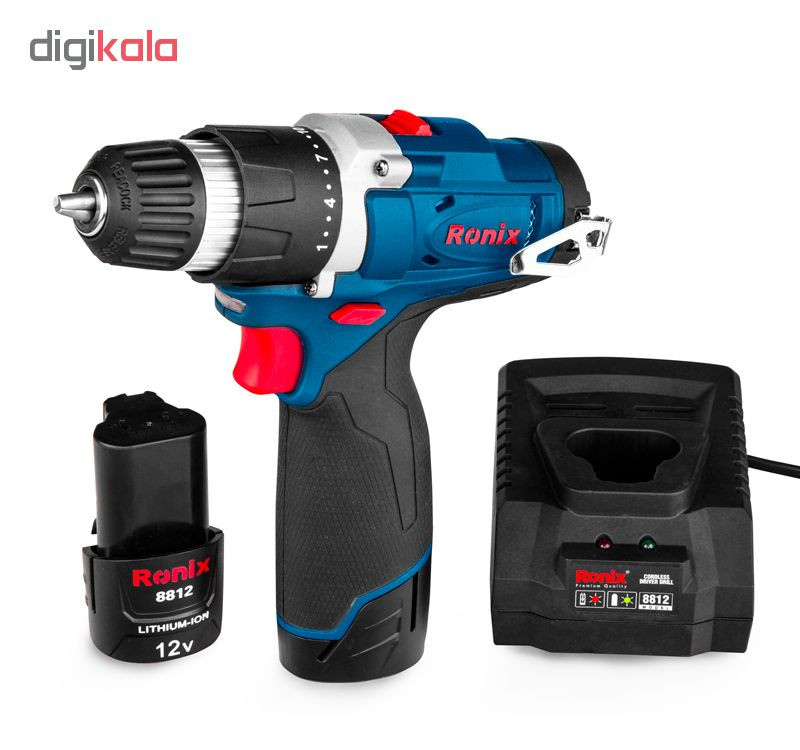 دریل پیچ گوشتی شارژی رونیکس مدل 8812