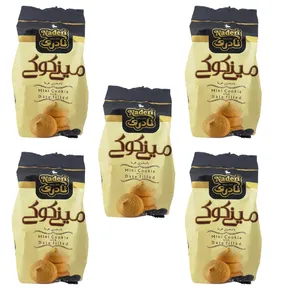 مینی کوکی با مغزی خرما نادری مقدار 105 گرم بسته 5 عددی