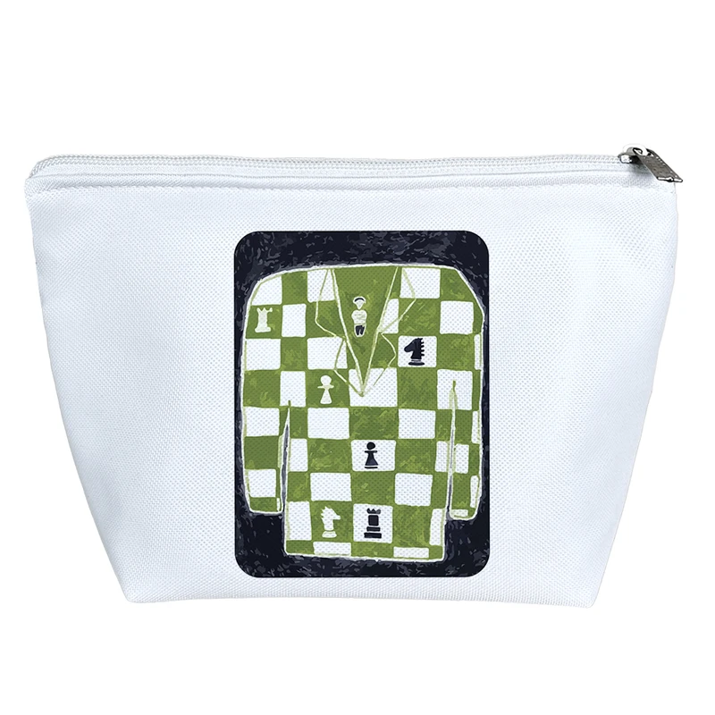 کیف لوازم آرایش دخترانه خندالو مدل شطرنج کد 8786