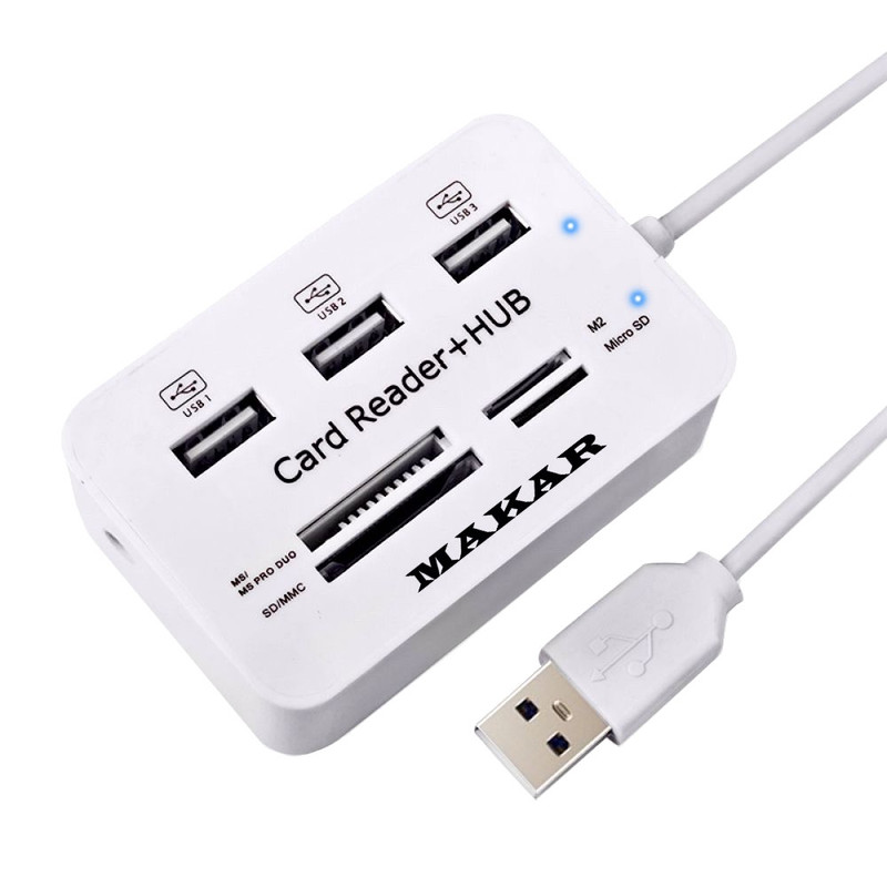 هاب USB 2.0 سه پورت ماکار مدل B07R34V3WN