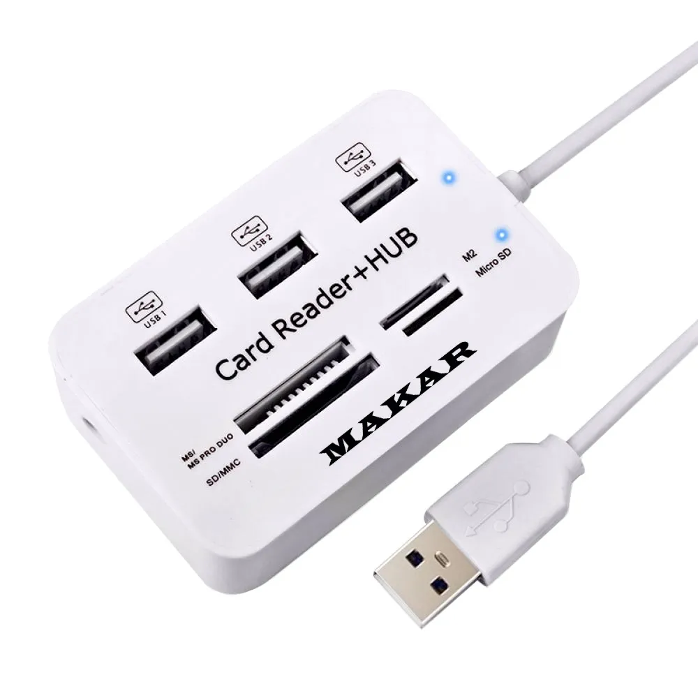 هاب USB 2.0 سه پورت ماکار مدل B07R34V3WN