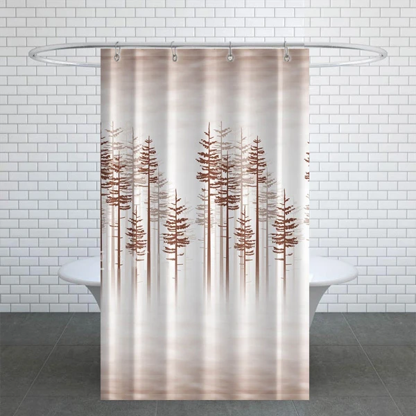 پرده حمام دلفین کد TOR-3390 سایز 200×180 سانتی متر