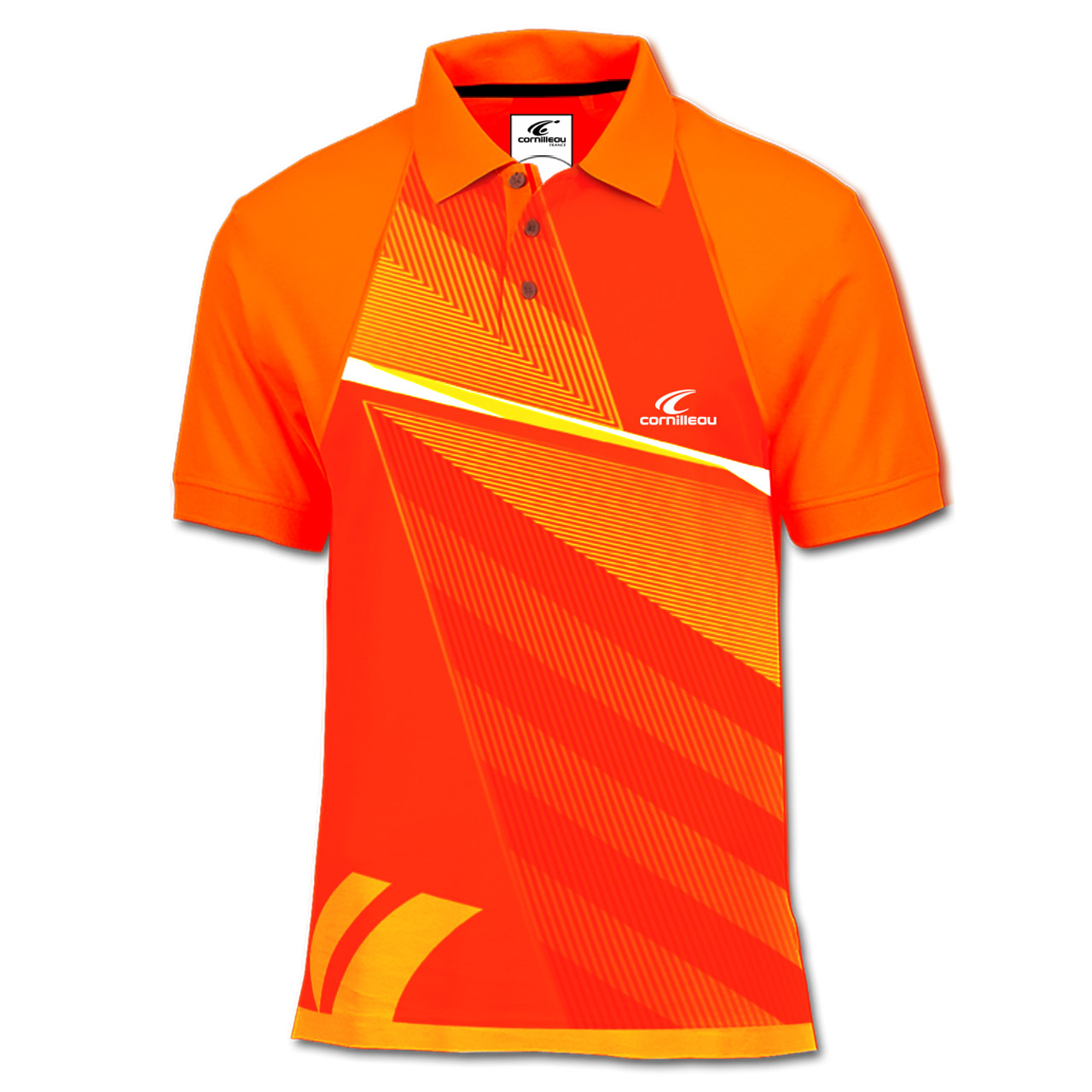 پولوشرت آستین کوتاه مدل Orange 4-3 سایز S