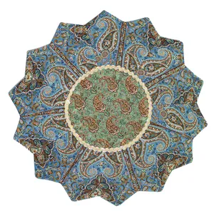 رومیزی ترمه طرح خورشیدی کد T-157