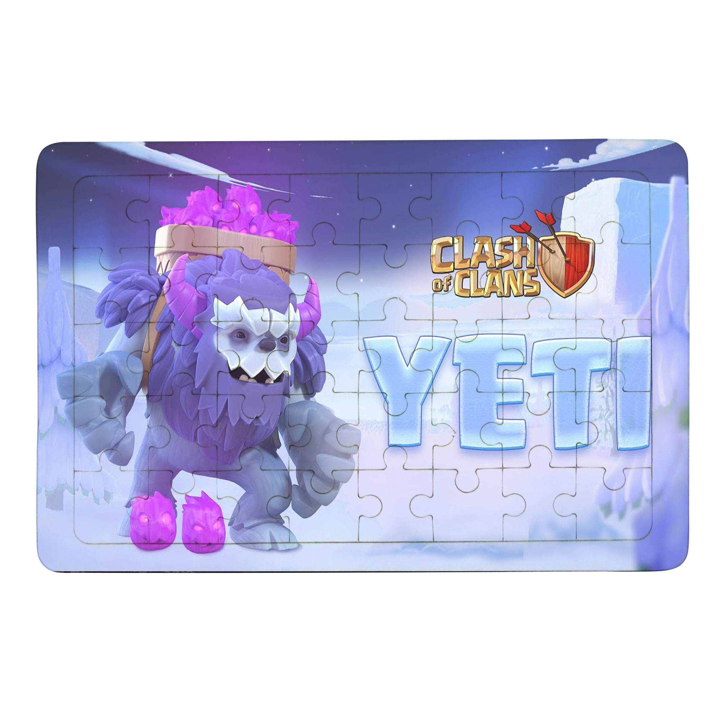 پازل 40 تکه طرح Yeti clash of clans 2020 کد pz13