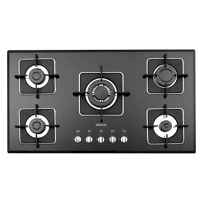 اجاق گاز صفحهای پنج شعله استیل البرز مدل G5960 اجاق گاز صفحهای پنج شعله استیل البرز مدل G5960