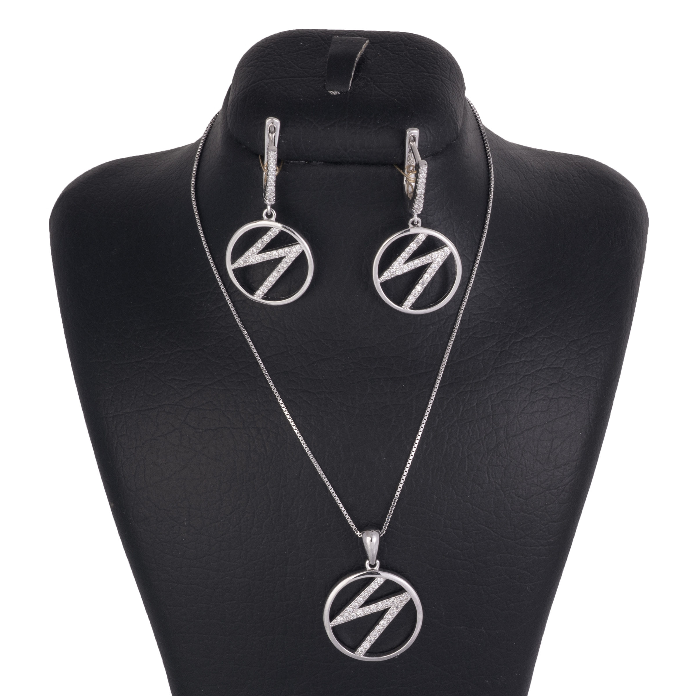 نیم ست نقره زنانه کد 2021