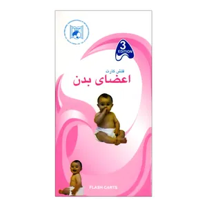 فلش کارت اعضای بدن انتشارات فرهنگ زبان