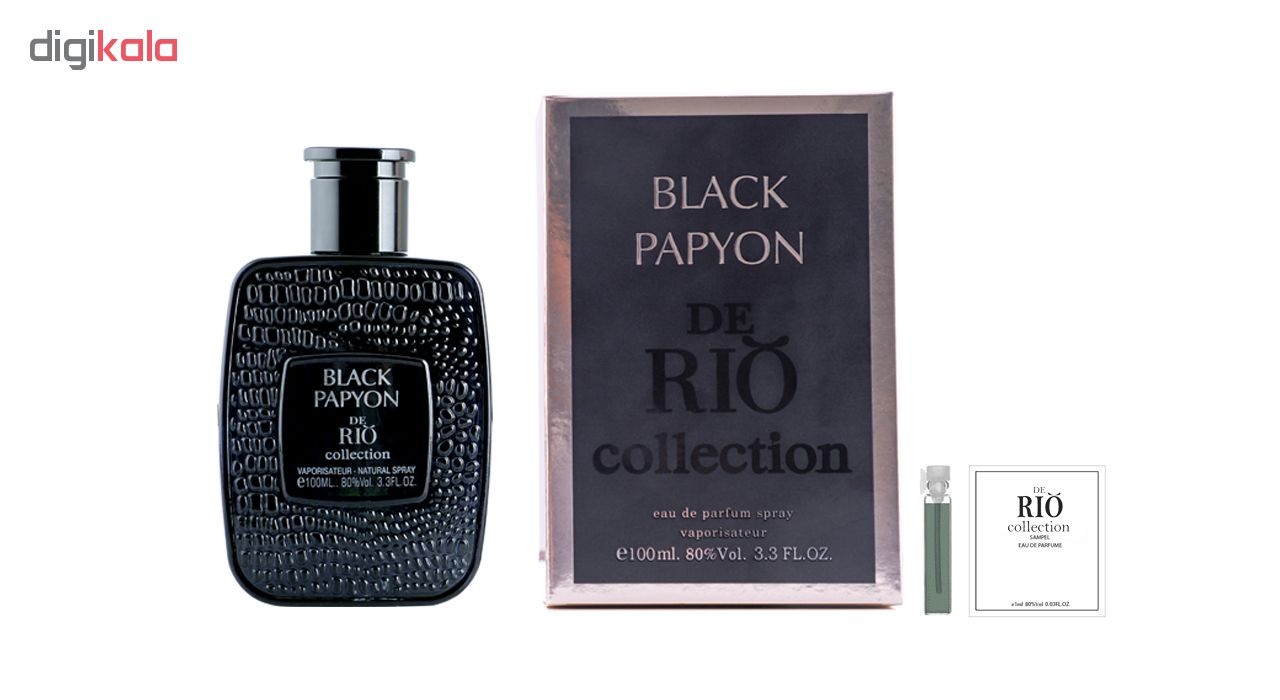 ادو پرفیوم زنانه ریو کالکشن مدل Black Papyon حجم 100 میلی لیتر به همراه عطر جیبی حجم 1 میلی لیتر -  - 3