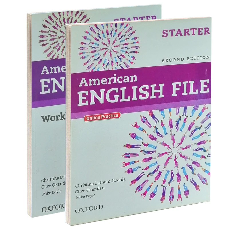 کتاب American ENGLISH FILE STARTER اثر جمعی از نویسندگان انتشارات OXFORD دو جلدی