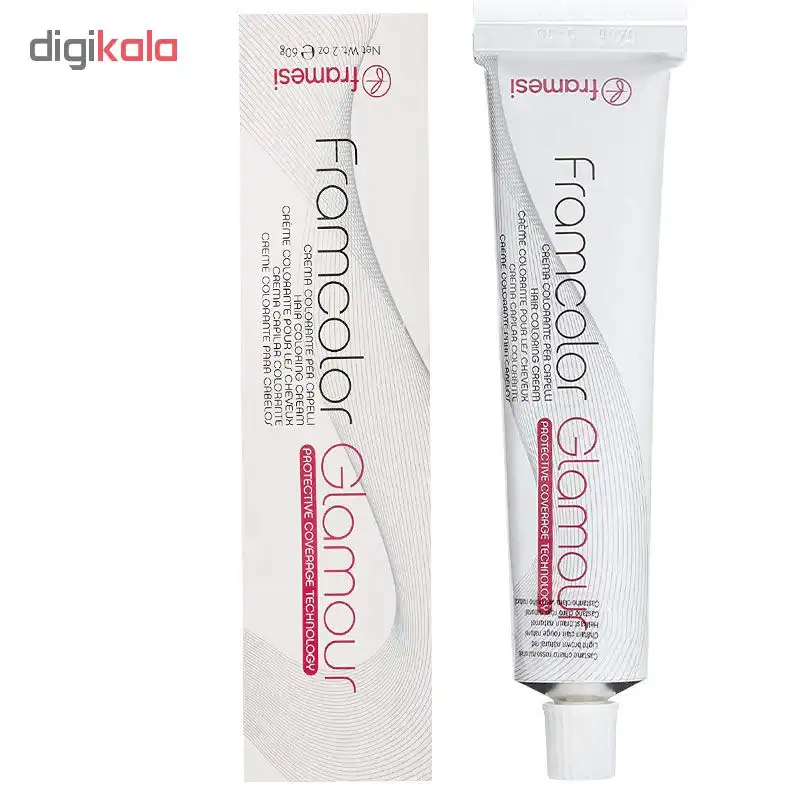 رنگ مو فرامسی مدل glamour شماره 9.36 حجم 100 میلی لیتر رنگ بلوند خیلی روشن ماسه ای