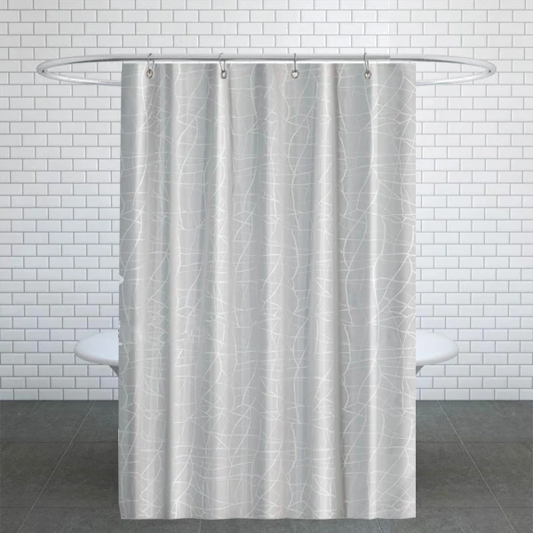 پرده حمام دلفین کد TOR-3182 سایز 200×180 سانتی متر 