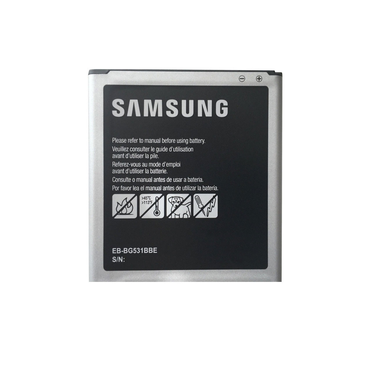 باتری موبایل مدل EB-BG531BBE ظرفیت 2600 میلی آمپر ساعت مناسب برای گوشی موبایل سامسونگ Galaxy J5 2015
