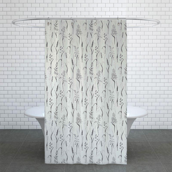 پرده حمام دلفین کد Gu-2499 سایز 200×180 سانتی متر 