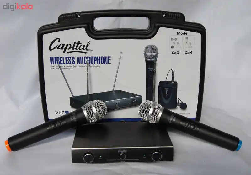میکروفن بی سیم کاپیتال مدل Ca3