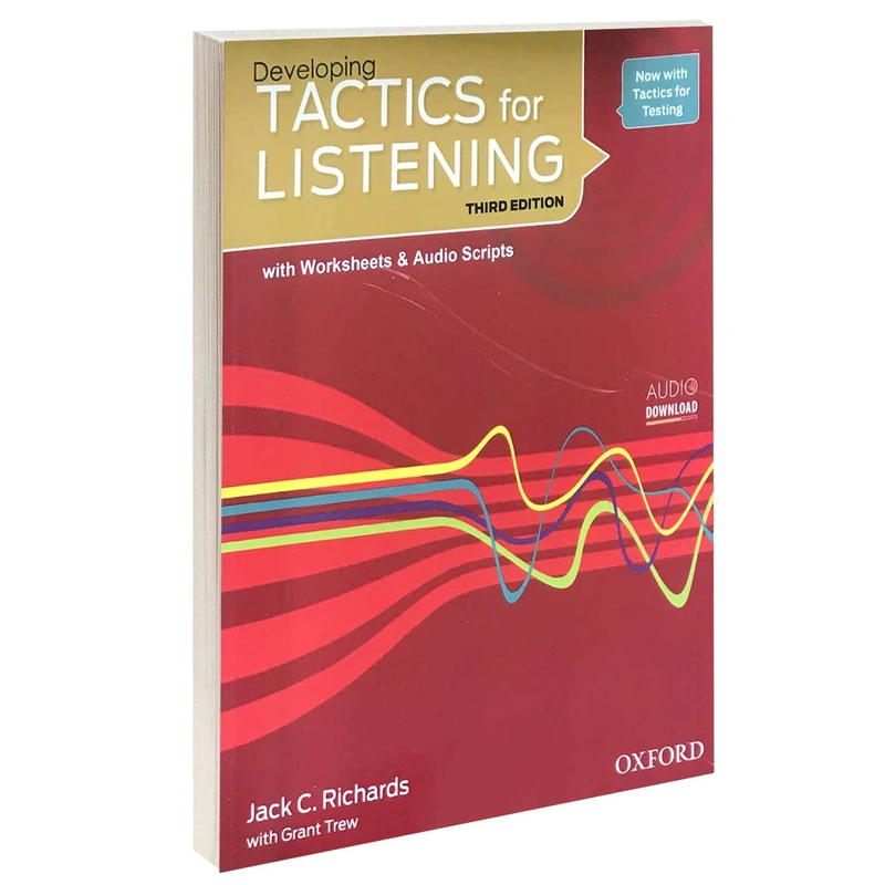 کتاب TACTICS for LISTENING Developing اثر Jack C. Richards and Grant Trew انتشارات Oxford