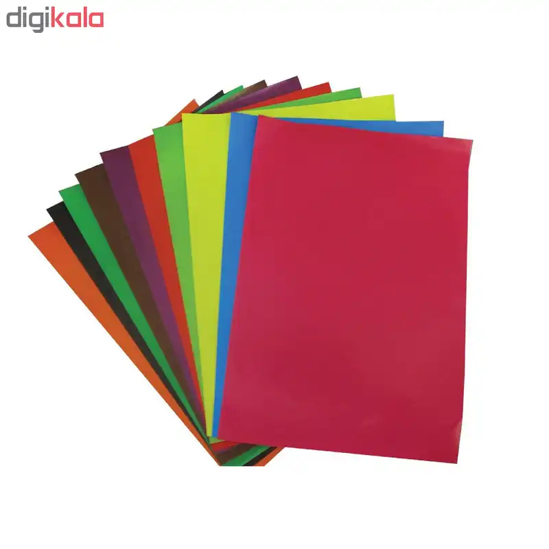 کاغذ رنگی A4 مدل KR01 بسته 10 عددی