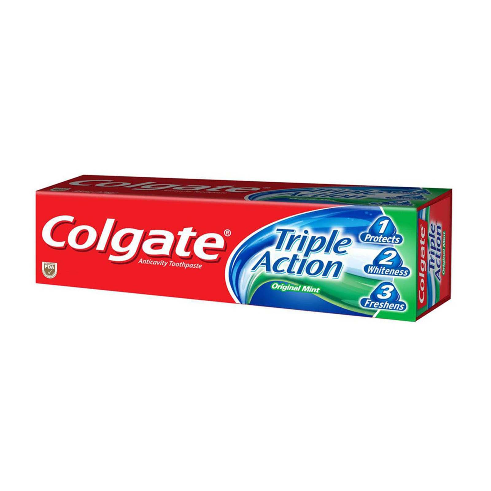 Зубная паста колгейт тройное действие. Зубная паста Colgate Triple Action. Зубная паста Colgate Triple Action 150мл. Зубная паста Colgate Triple Action with Original Mint. Паста зуб Колгейт 100мл тройное действие Triple Action СП=12шт 89252.