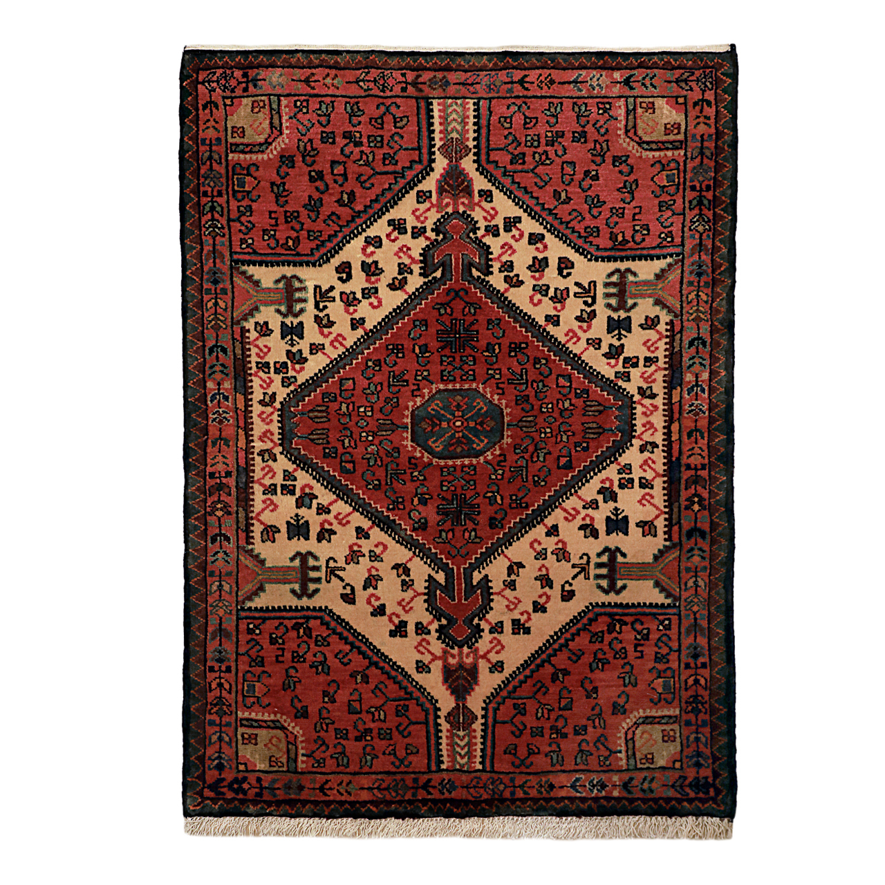 فرش دستبافت یک و نیم متری گالری نور کد H1914