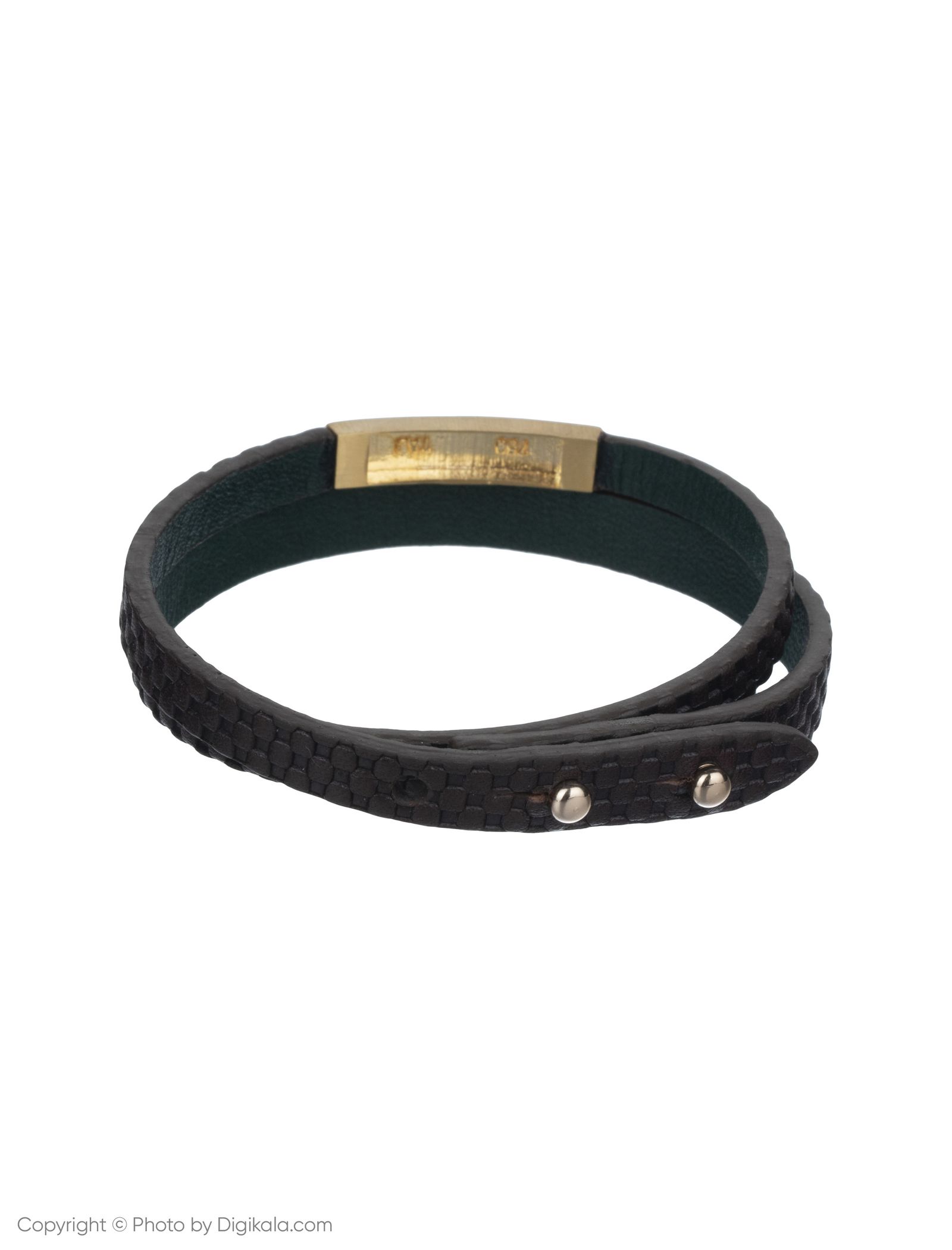 دستبند طلا 18 عیار زنانه درسا مدل 258-BR - قهوه ای - 3