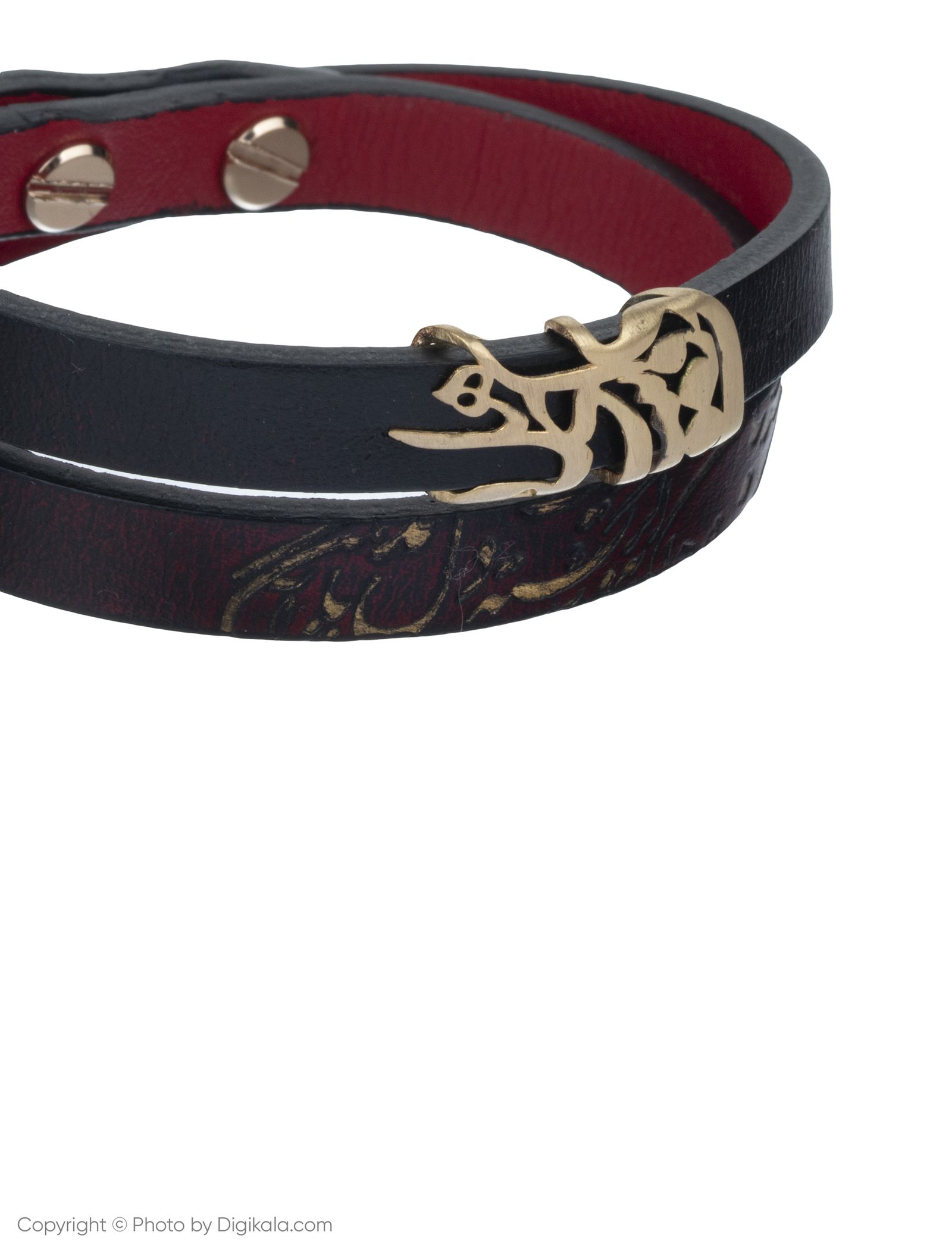 دستبند طلا 18 عیار زنانه درسا مدل 410-RE - قرمز - 4