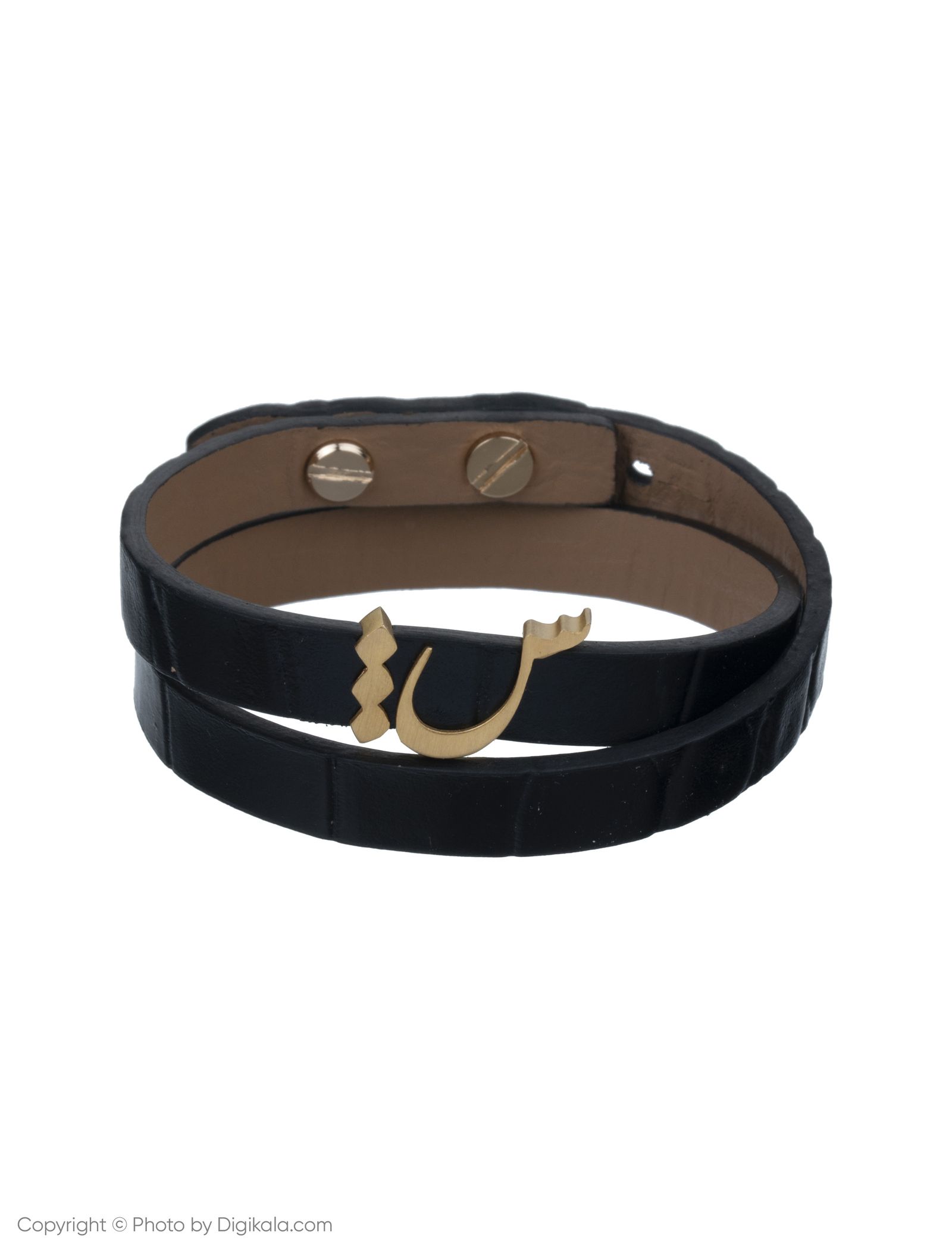 دستبند طلا 18 عیار زنانه درسا مدل 239-BL - مشکی - 2