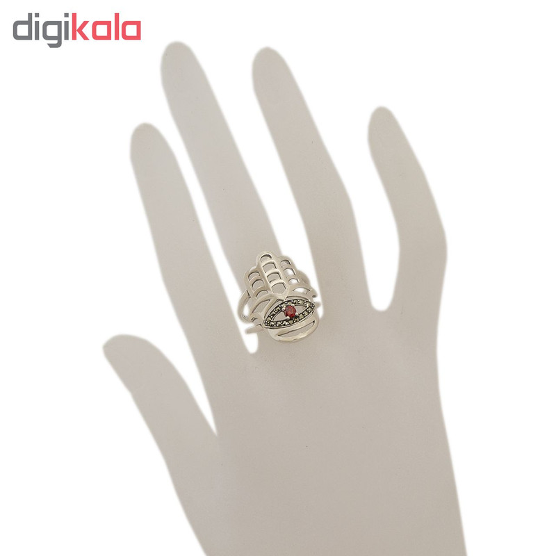 انگشتر نقره زنانه کد TJM006