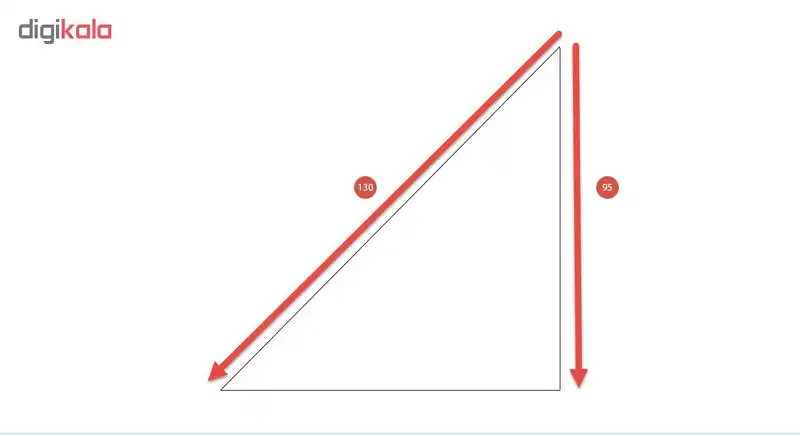 مقنعه بروجرد کد M-0033 سایز 95 سانتی متر