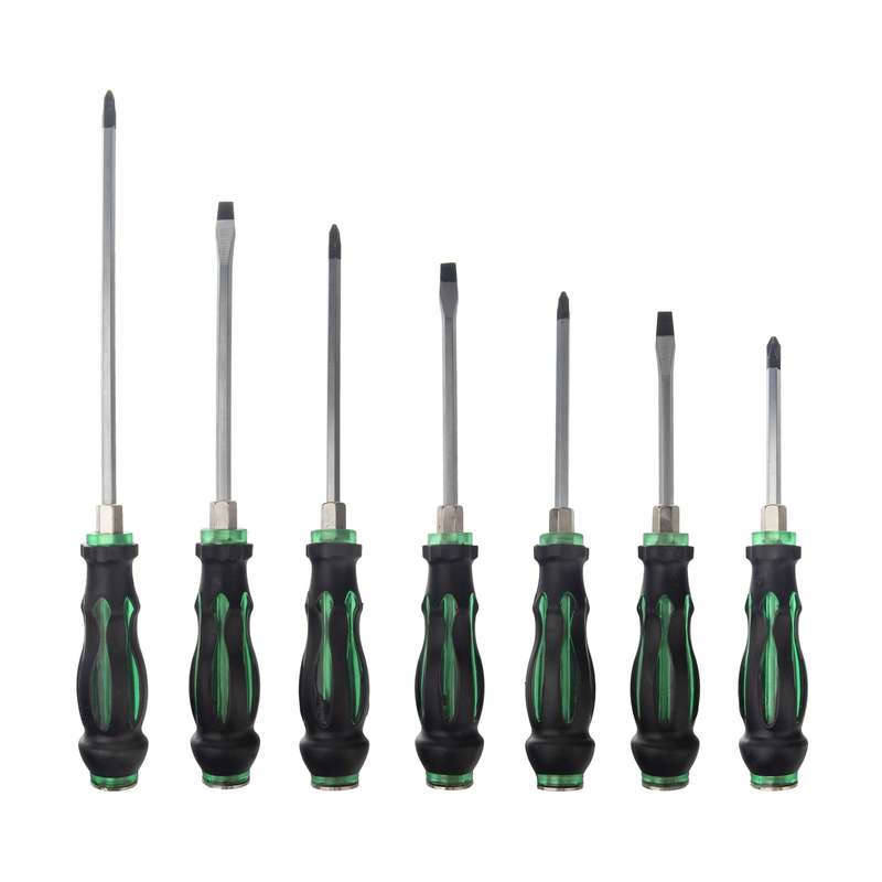 مجموعه 7 عددی پیچ گوشتی دوسو و چهار سو جادری کد 001