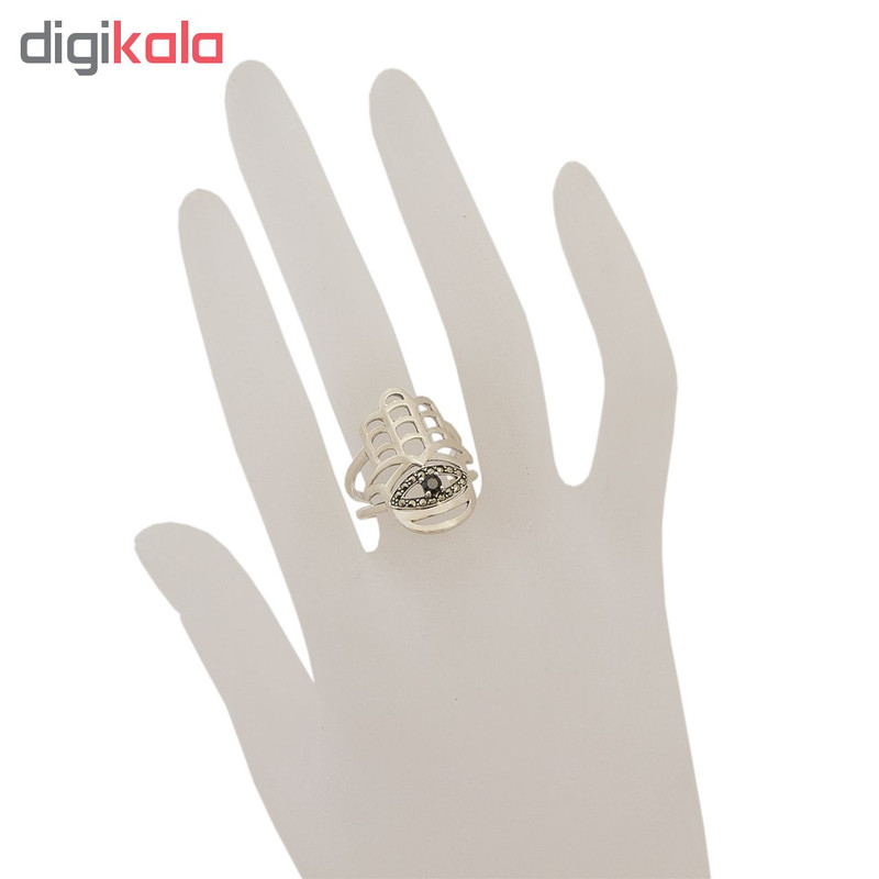 انگشتر نقره زنانه طرح دست کد TJM007 انگشتر نقره زنانه طرح دست کد TJM007
