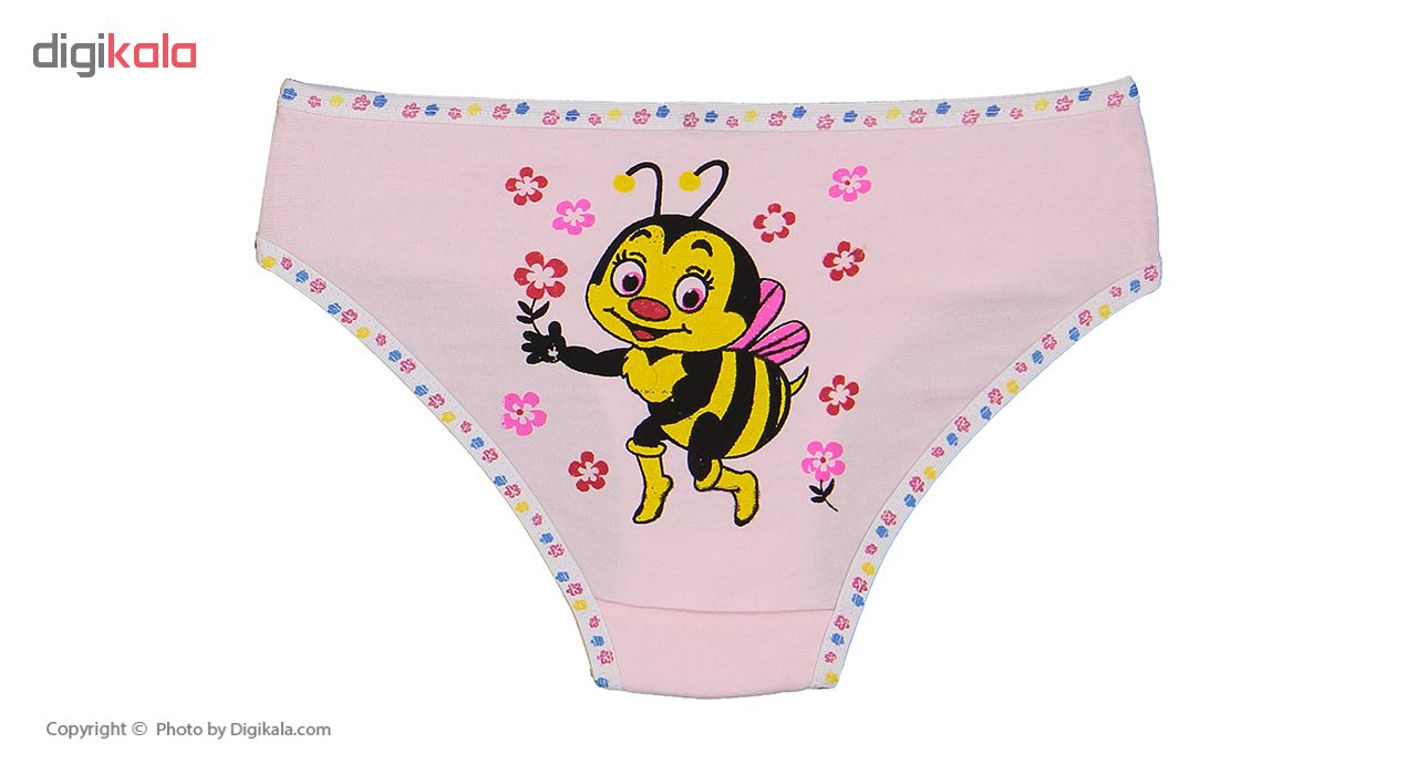 شورت دخترانه مینل طرح زنبور مجموعه 6 عددی -  - 14