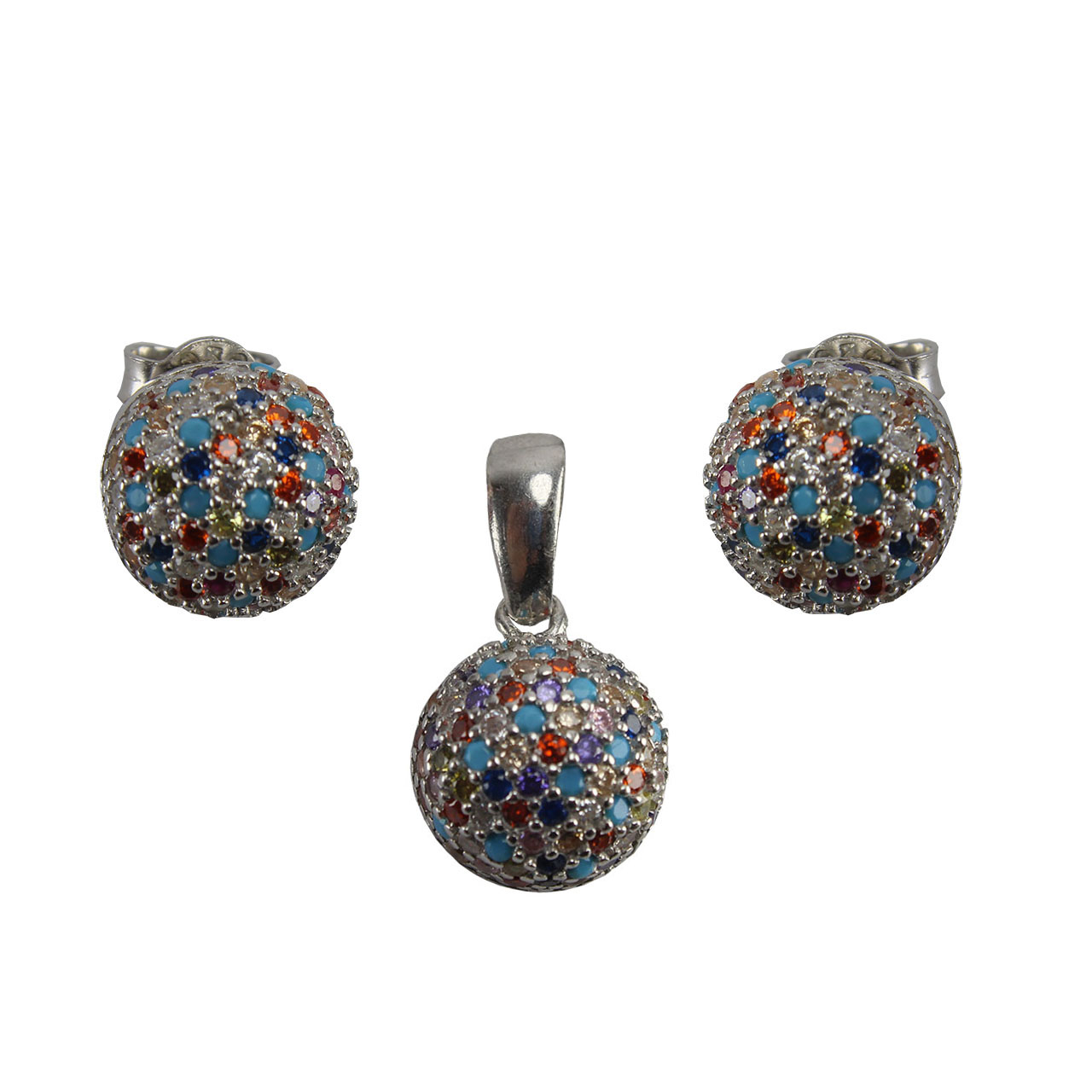 نیم ست نقره زنانه کد JSG07